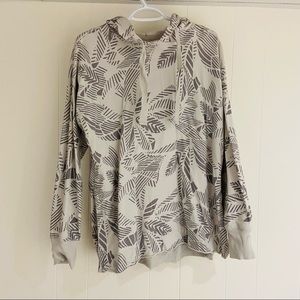 Aerie oversized hoodie with side slit detail.